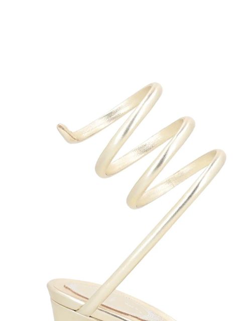 René Caovilla spiral-detail pumps - Gold - zdjęcie produktu nr 2