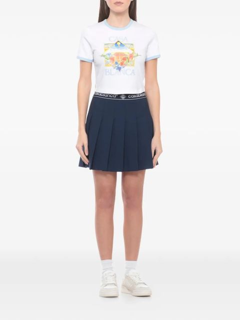 Casablanca graphic-print T-shirt - White