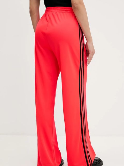 adidas Originals spodnie dresowe Firebird damskie kolor czerwony wzorzyste JW1227 - zdjęcie produktu nr 2