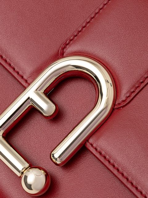 Furla torebka skórzana kolor czerwony WB01683.BX3346.4021S