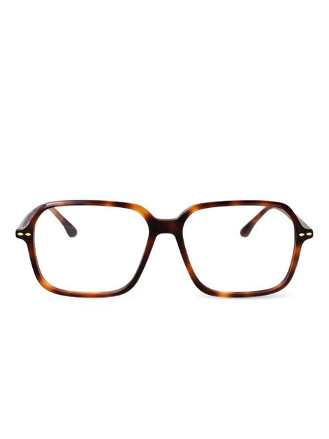 Isabel Marant Eyewear square-frame glasses - Brown - zdjęcie produktu nr 1