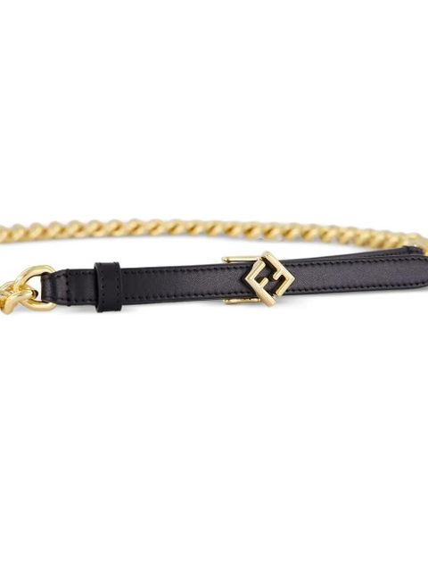 FENDI FF Diamonds chain belt - Black - zdjęcie produktu nr 2