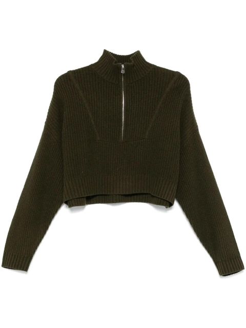 STAUD Hampton sweater - Green - zdjęcie produktu nr 1
