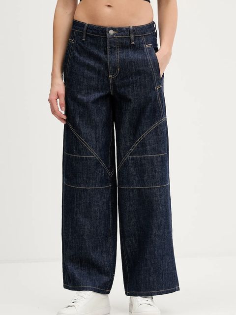 Guess Originals jeansy damskie kolor granatowy W5BA2F D5R0B - zdjęcie produktu nr 1