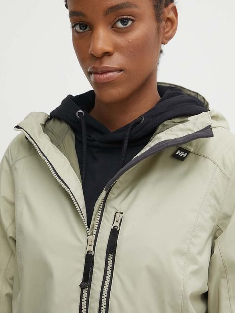 Helly Hansen kurtka damska kolor zielony przejściowa 55964