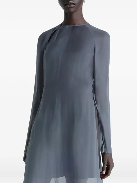 LEMAIRE long-sleeve maxi dress - Grey - zdjęcie produktu nr 2