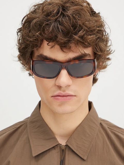 Jacquemus okulary przeciwsłoneczne PILOTA kolor brązowy JAC2C4SUN