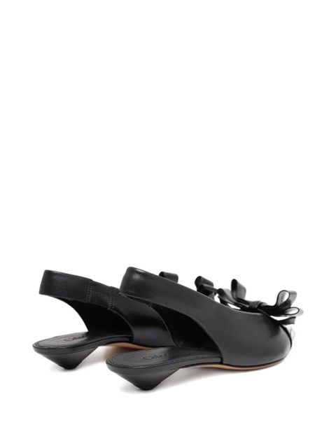 Chloé bow-detail sandals - Black - zdjęcie produktu nr 2