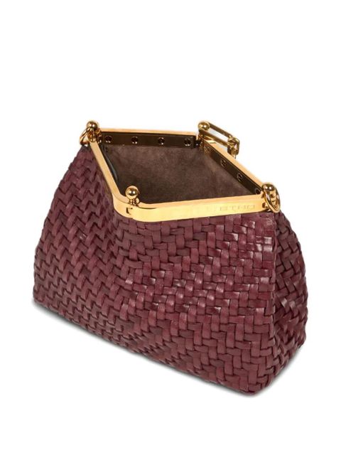 ETRO small Vella leather tote bag - Red - zdjęcie produktu nr 2