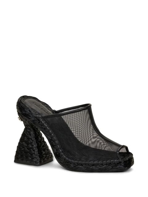 Cult Gaia 102mm Lunx sandals - Black - zdjęcie produktu nr 2