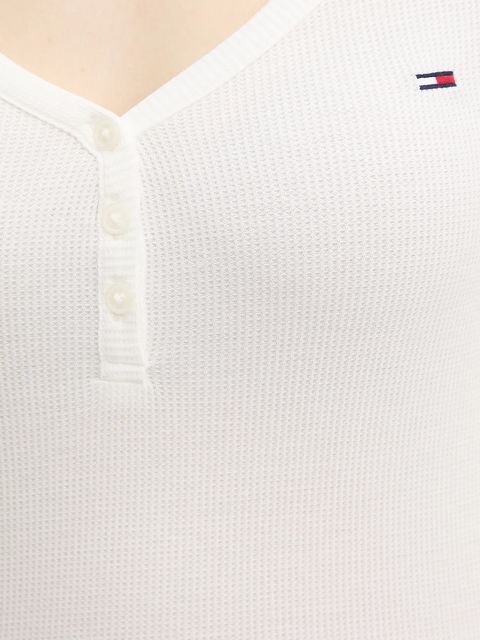 Tommy Jeans longsleeve kolor biały DW0DW20903