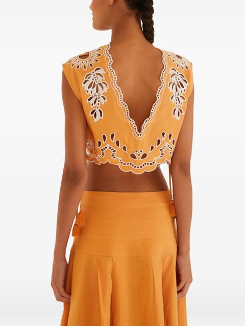 FARM Rio openwork top - Orange - zdjęcie produktu nr 2