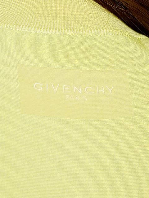Givenchy high-neck flared dress - Yellow