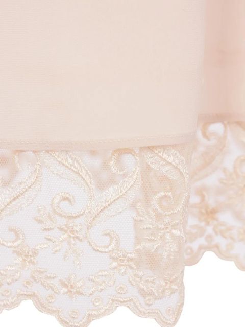 Simone Rocha lace-trim midi skirt - Neutrals