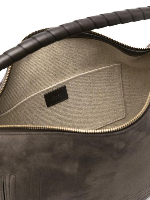 Chloé Marcie suede tote bag - Grey