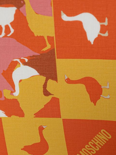 Moschino chusta bawełniana