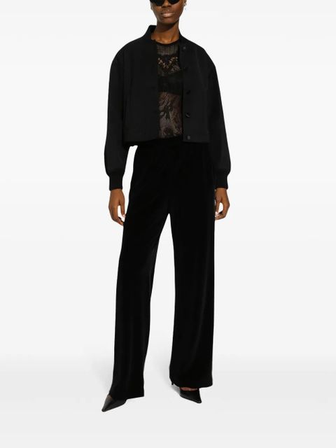 Dolce & Gabbana lace knitted top - Black