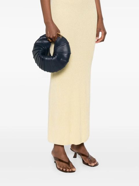 Cult Gaia Ubah pleated clutch bag - Blue - zdjęcie produktu nr 2