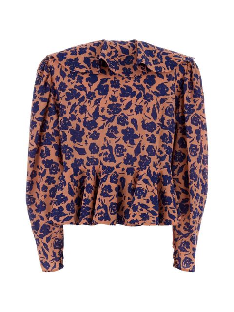 Chloé V-neck ruffled blouse - Pink - zdjęcie produktu nr 2