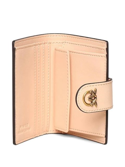 PINKO Love Birds plaque wallet - Neutrals