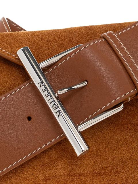 Alexander McQueen buckle leather shoulder bag - Brown