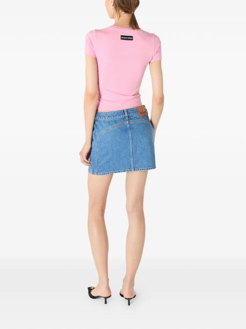 Marine Serre pearl logo baby fit T-shirt - Pink - zdjęcie produktu nr 2