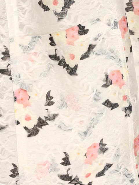 FENDI floral jacket - White