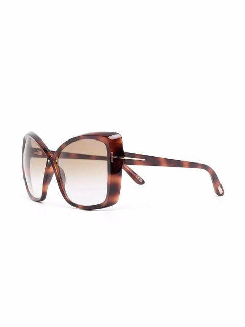TOM FORD Eyewear FT0943 Jasmin sunglasses - Brown