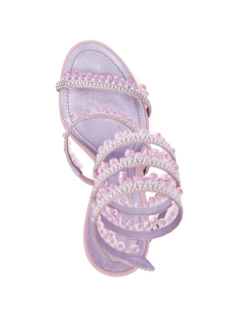 René Caovilla 105mm Chandelier sandals - Pink