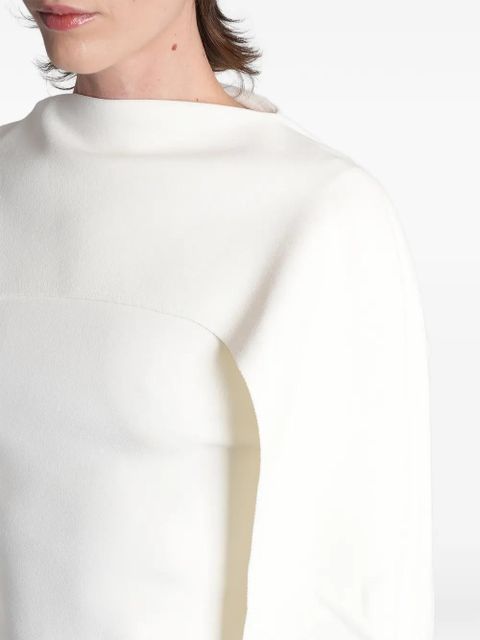 Cult Gaia Alka cape-sleeve blouse - White