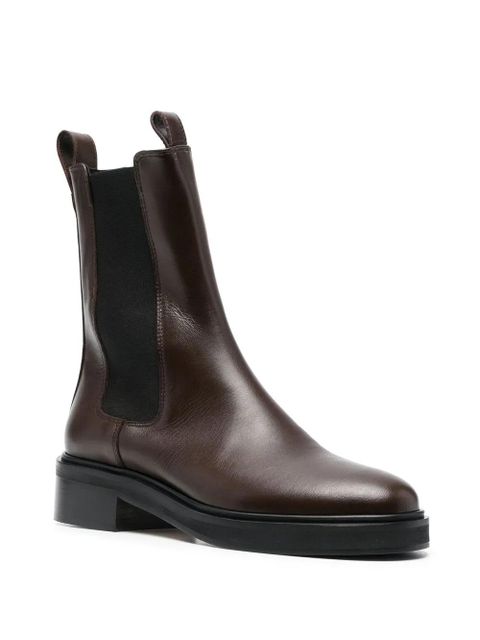 Aeyde 40mm leather boots - Brown - zdjęcie produktu nr 2