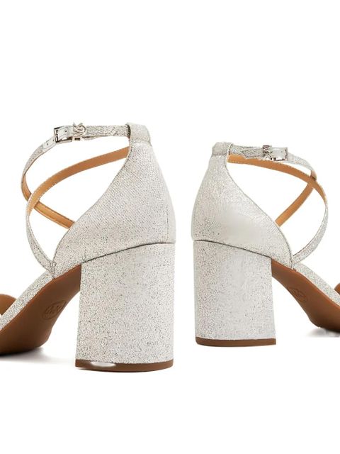 Michael Kors 80mm block-heel sandals - Silver