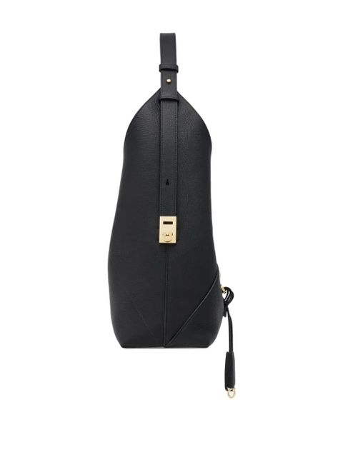 Ferragamo leather hobo shoulder bag - Black