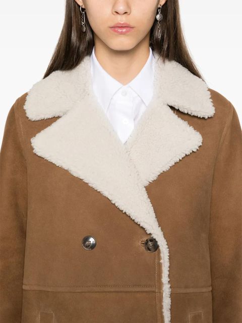 Yves Salomon suede jacket - Brown