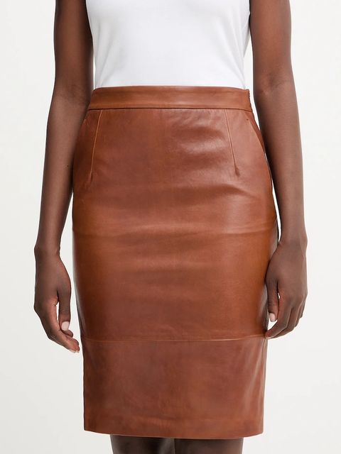 Weekend Max Mara spódnica skórzana PAPAILE - zdjęcie produktu nr 2