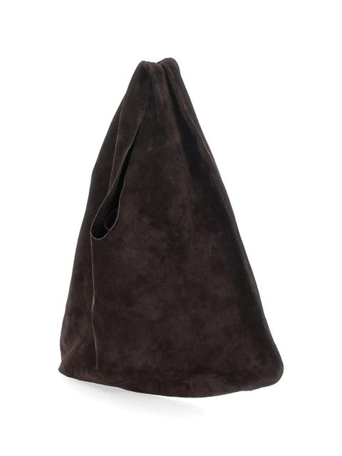The Row Bindle Small suede shoulder bag - Brown - zdjęcie produktu nr 2