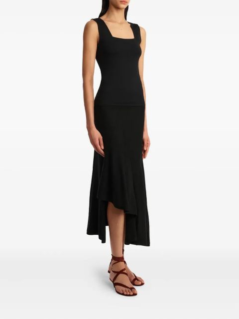 KHAITE square neck Sani top - Black - zdjęcie produktu nr 2