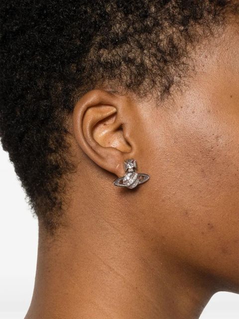Vivienne Westwood Orb-plaque earrings - Silver - zdjęcie produktu nr 2