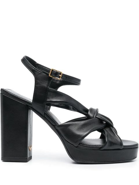 Zadig&Voltaire Forget Me Knot leather sandals - Black - zdjęcie produktu nr 1