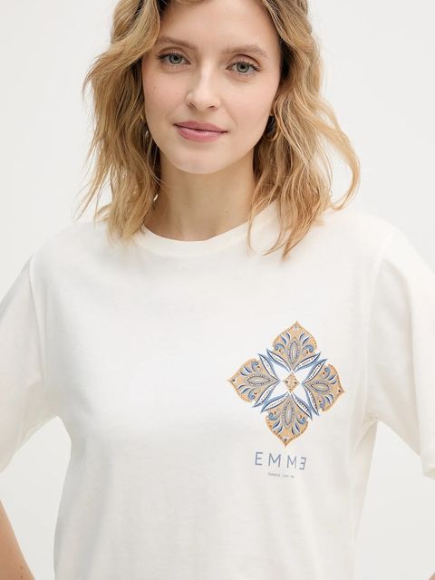 Marella t-shirt bawełniany Emme by Marella