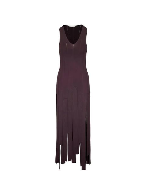 ZIMMERMANN Luna Fringe midi dress - Brown - zdjęcie produktu nr 1