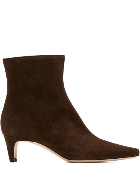 STAUD 55mm Wally pointed-toe boots - Brown - zdjęcie produktu nr 1
