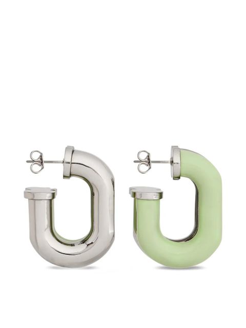 Rabanne link earrings - Silver