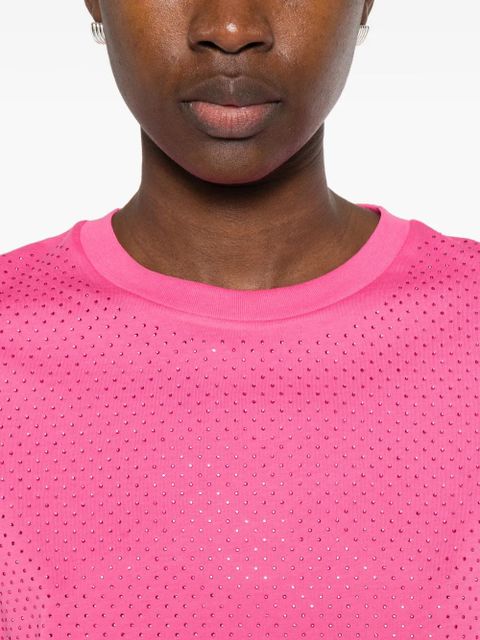 Zadig&Voltaire Cloe strass T-shirt - Pink
