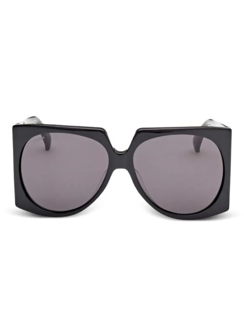 Max Mara Eyewear geometric-framed sunglasses - Black - zdjęcie produktu nr 1