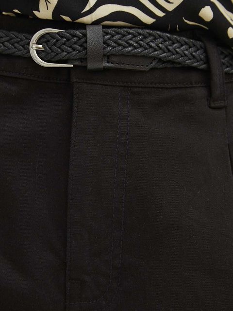 Medicine szorty damskie kolor czarny gładkie medium waist