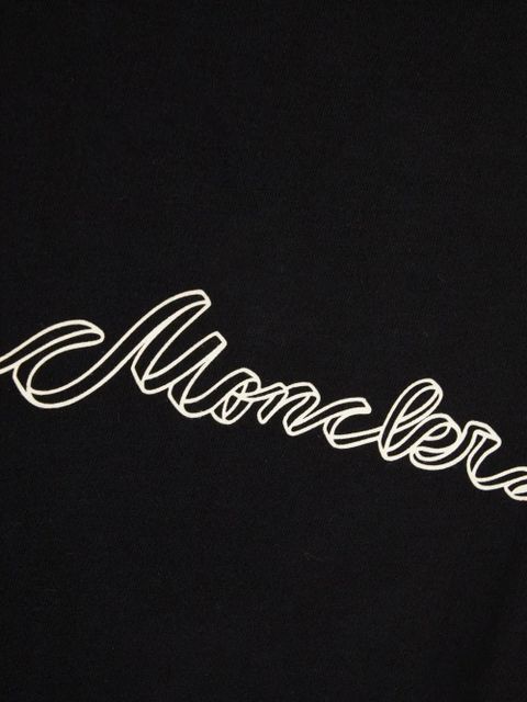 Moncler logo-detail T-shirt - Black