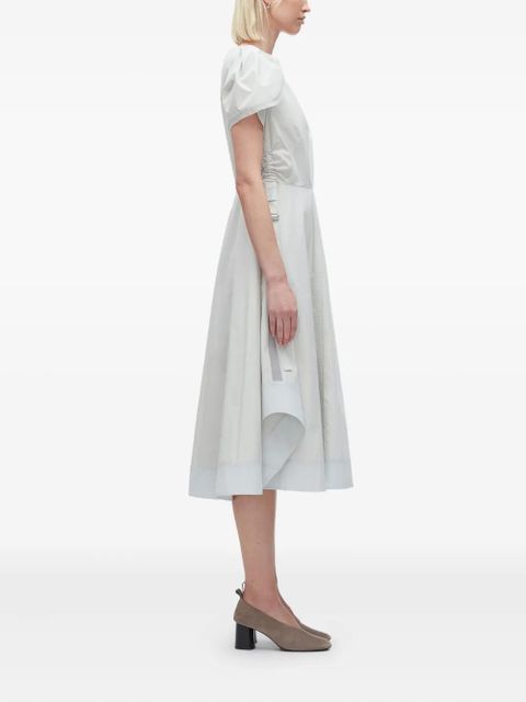 3.1 Phillip Lim puff-sleeve asymmetrical dress - Neutrals