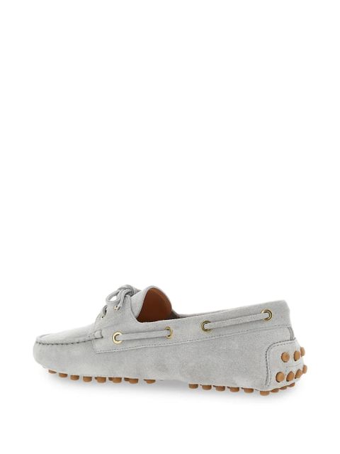 Tod's suede driving loafers - Grey