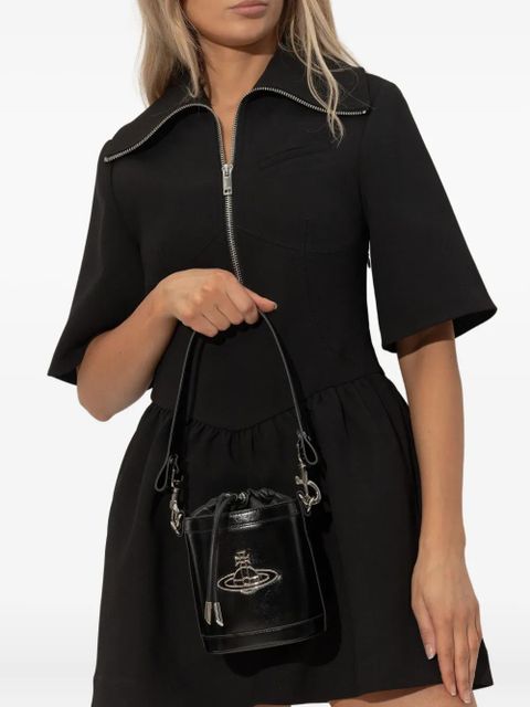 Vivienne Westwood orb-embellished bucket bag - Black